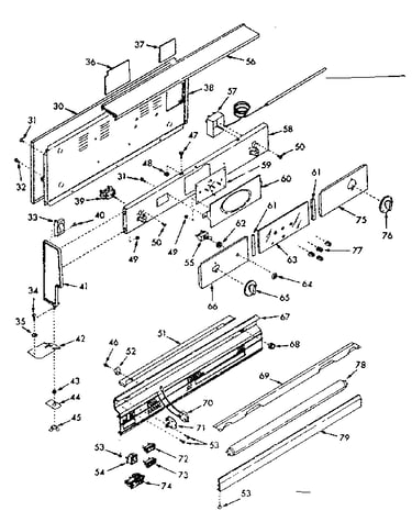 Backguard section