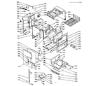 Kenmore 1037377062 body section diagram