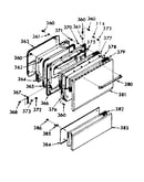 Oven door section