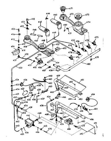 Burner section