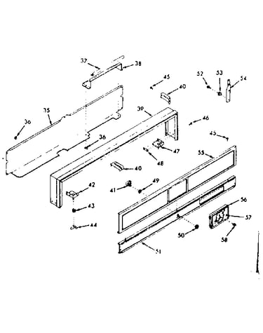 Backguard section