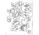 Kenmore 1037707041 upper body section diagram