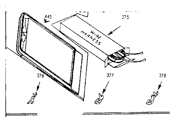 Optional set-on griddle & wire harnesses and components