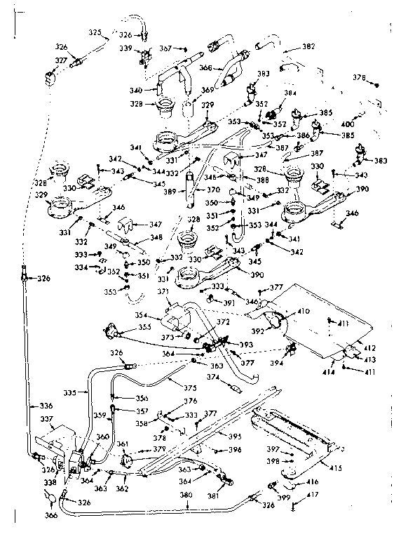 Burner section