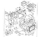 Kenmore 1037777041 lower body section diagram