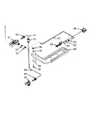 Upper oven burner section