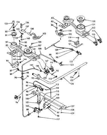 Burner section
