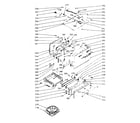 Kenmore 1037857001 oven & broiler doors & locking system diagram