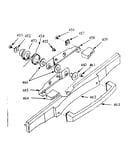 Component breakdown for door handle