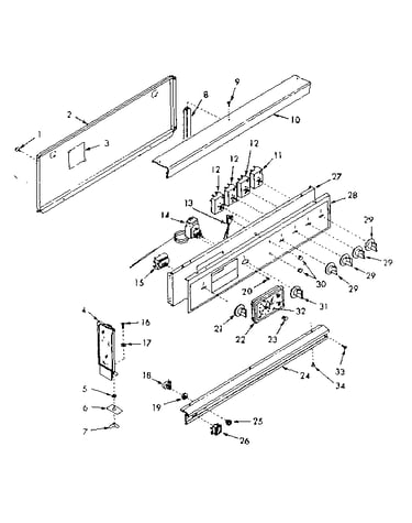 Backguard section