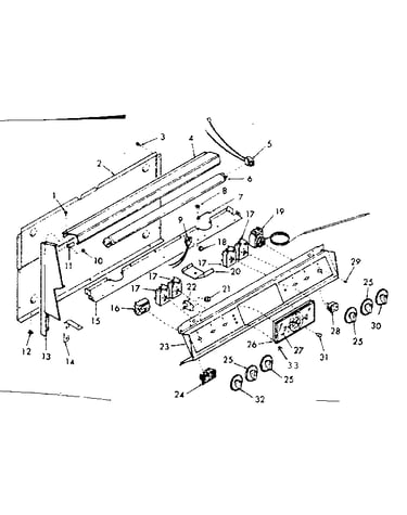 Backguard section