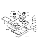 Main top section, pan and ring kit