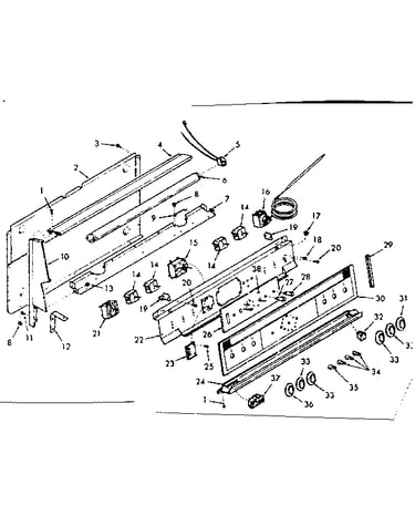 Backguard section