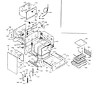 Kenmore 1039187160 body section diagram