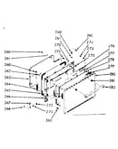 Oven door section