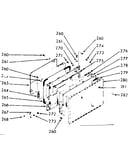 Oven door section