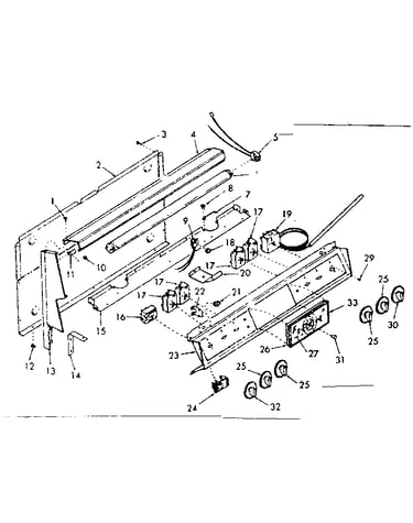 Backguard section