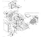Kenmore 1039337140 body section diagram