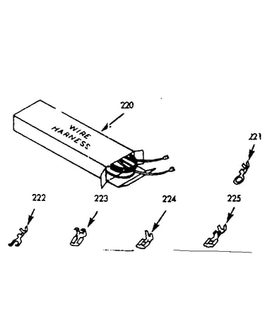 Wire harness and components