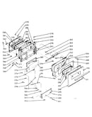 Oven door section