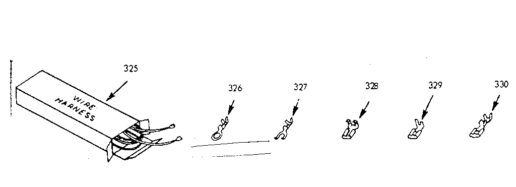 Wire harness and components