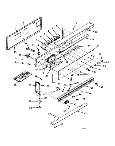 Backguard section
