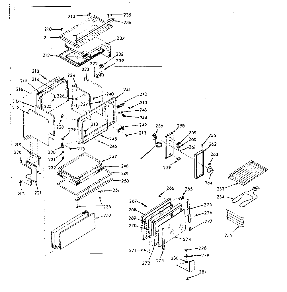 UPPER OVEN SECTION