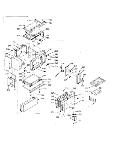 Upper oven section