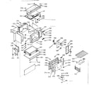 Kenmore 1039707120 upper body section diagram