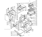 Kenmore 1039747041 lower body section diagram