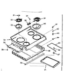 Main top section, pan and ring kit