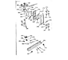 Kenmore 1039767061 upper & lower control panel section diagram
