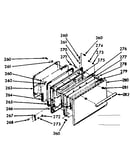 Oven door section