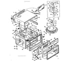 Kenmore 1039927002 oven section diagram
