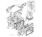 Kenmore 1039927100 oven section diagram