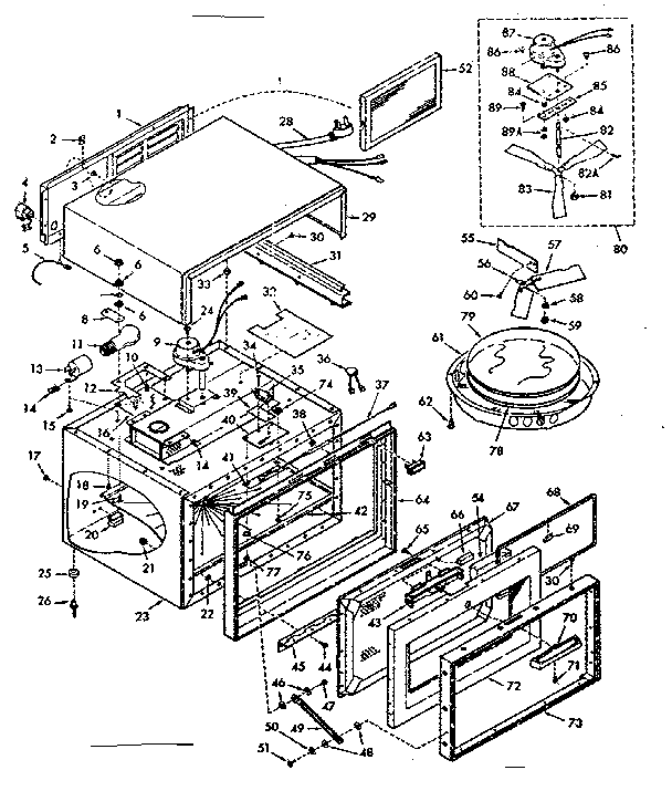 Oven section