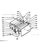 Oven door section