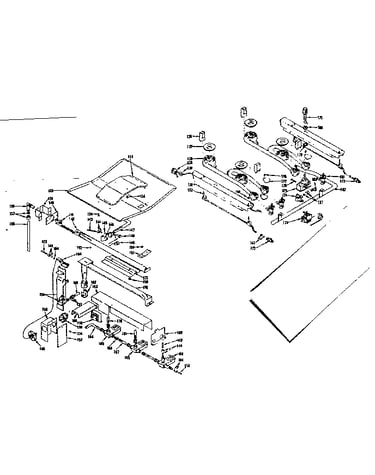 Oven and top burner