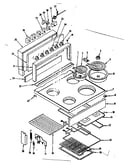 Main top and backguard section