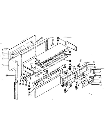 Backguard section