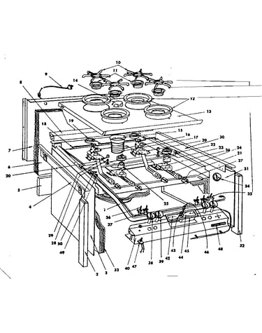 Top section and outer body parts