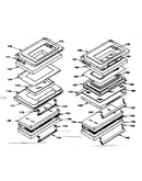 Oven and broiler door parts