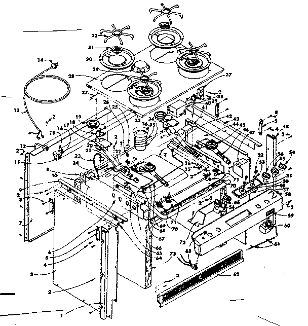 TOP SECTION AND OUTER BODY