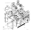 Kenmore 1553567020 top section and outer body diagram