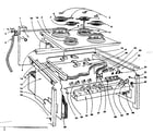 Kenmore 1554547090 top section and outer body parts diagram