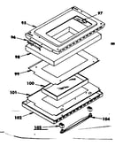 Oven door parts