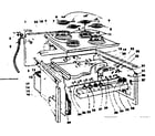 Kenmore 1554547081 top section and outer body parts diagram