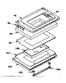 Oven door parts