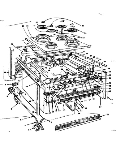 Top section and outer body parts