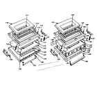 Kenmore 1554557000 oven door parts diagram